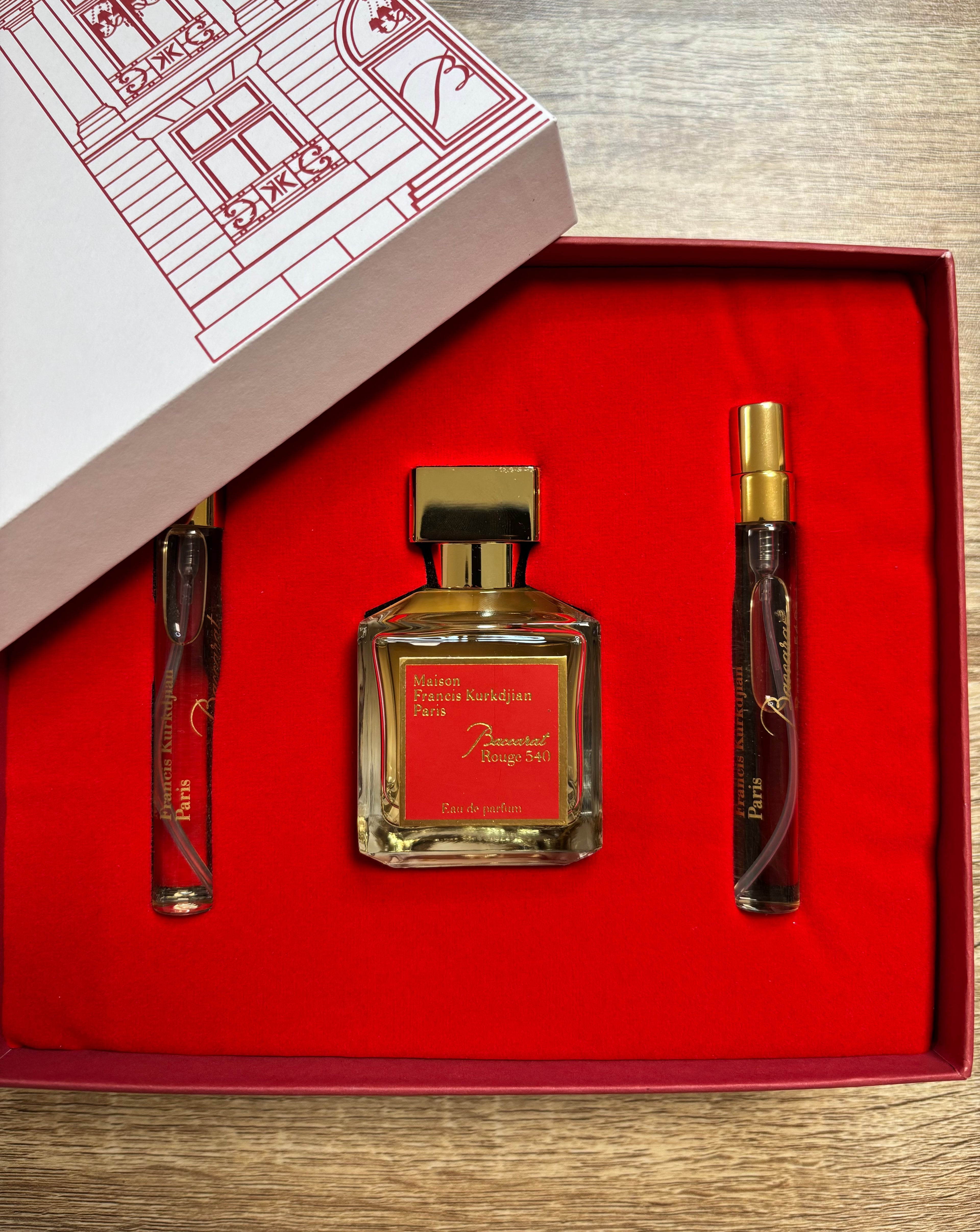 Coffret Baccarat - Rouge 540