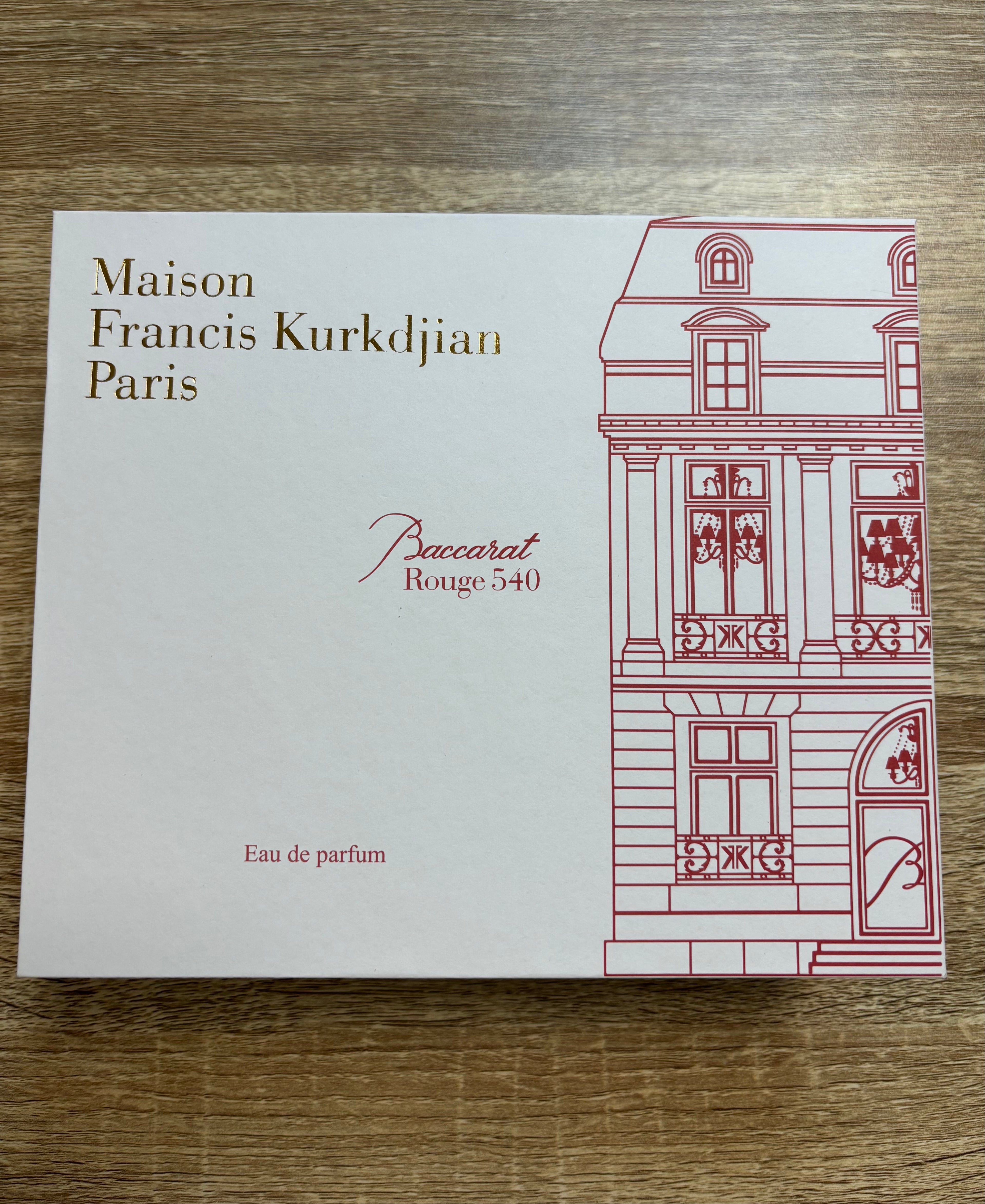 Coffret Baccarat - Rouge 540